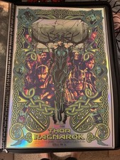 Thor: Ragnarok Foil Variant Poster Print by Anthony Petrie  BNG picture