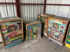 Bally Mystic Gate Vintage Arcade Machine Backglass & Door Panels Lot picture