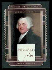 John Adams Handwritten Relic #SR-JA * 2025 Pieces of the Past picture