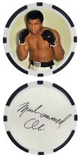 MUHAMMAD ALI - LEGENDARY BOXER - POKER CHIP -  ***SIGNED/AUTO*** picture