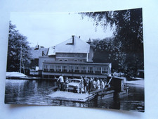 Postcard Caputh restaurant ferry house rope ferry car Wartburg 311 ship 1972 Potsdam picture