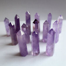 10Pcs Wholesale Natural Amethyst Mineral Quartz Crystal Wand Point Rock 50-60mm picture