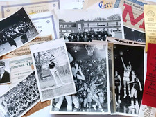 Lot Vtg 1960s Sports Photos Clippings Certificates Ia High School College picture