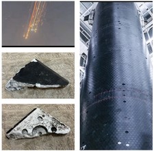Spacex Starship Flight 7 Rocketship Heat Tiles from Rapid Unplanned Disassembly picture