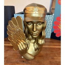 Shepard Fairey Fan The Flames (Gold) Sculpture Limited Edition of 250 Obey Giant picture