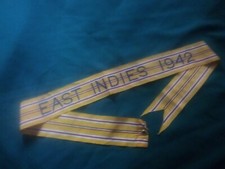 Campaign Streamer/ WW2 Pacific/ East Indies 1942/ Used picture