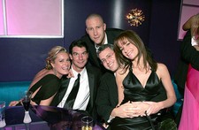 Rebecca Romjin Jerry O Connell and Michael Rosenbaum with guest Old Photo 1 picture