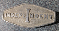 VTG Metal Independent Truck Co Emblem Badge Logo Trunk Tag Decal Ornament Gas picture