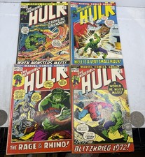 4 Vintage/bronze age marvel the Incredible Hulk comics 151, 154, 155 , 157 picture