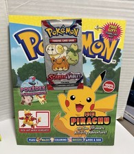 Pokemon~Pikachu Ultimate Activity Adventure Book w/ (1) pack of Scarlet & Violet picture