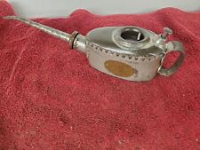 Atkinson Haserick & Co. Oiler Kayes Patent 11”Oil Can - Pie Crust - BOSTON picture