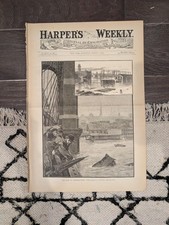1883 Cincinnati Flood Harpers Weekly March 03 New Orleans Levees Louisville KY picture