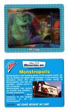Disney's Monsters Inc. Lenticular Walmart Exclusive Promo Card Nabisco 2002 picture