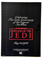 Rare Vintage HTF 1982 Star Wars Revenge of The Jedi Promo Ad Foldout Insert #3 picture