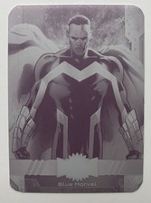 2024 Marvel Metal Universe Avengers Printing Plate Magenta Blue Marvel 1/1 picture