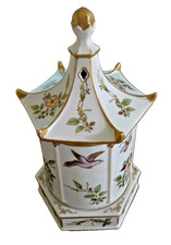WORKING VTG Lenwile China Ardalt Japan Porcelain Pagoda Music Box 7166 picture