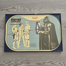 VTG 80s Star Wars Lucasfilm Placemats One Set Boba Fett Darth Vader New picture