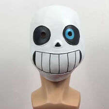 Teen Size Game Undertale Sans Skeleton Latex Mask Cosplay Prop Halloween Costume picture