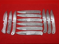 12Pcs Lot Of Damascus Steel Custom Handmade Knife Blade Blank For Supply S997 picture