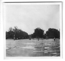 Vintage 1920s 1930s Photo Washington DC Cityscape after rain Black White Glossy picture