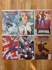 Spider-Verse 6 Comic Lot Miles Morales Spider-Gwen 1st Spider-Bite Mayhew 1:25 picture