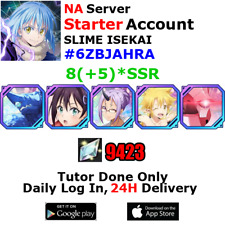 [NA][INST] Slime ISEKAI Starter Account 8(+5)SSR 9420+Crystals #6ZBJ picture