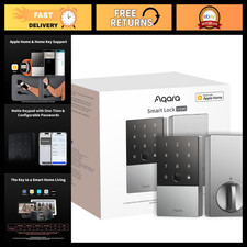 Aqara Smart Lock U100, Apple Home Key, Fingerprint Deadbolt, Silver picture