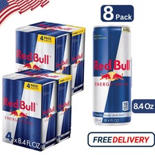 Red Bull Energy Drink, 114mg Caffeine, 8 fl oz Oz  (8 Pack) picture