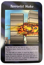 Unlimited TERRORIST NUKE Illuminati Card Game Steve Jackson 1995 INWO NrMt picture