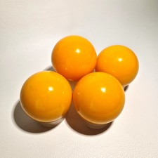Antique Vintage Old Amber Bakelite Catalin Dice Art Deco Beads Block Yellow 829g picture