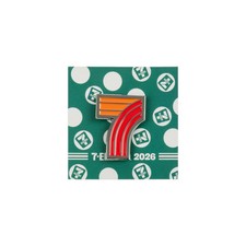 7-Eleven Stores - 7-11 Stripe Logo Lapel Pin - Collectible - NEW picture