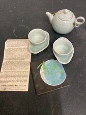 Celadon/ Anta Pottery/ Breathing Forest/ Chinese Tea 5 Piece New In Open Box picture