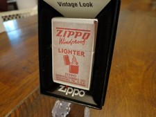 VINTAGE LOOK ZIPPO WWII BOX DESIGN ZIPPO LIGHTER MINT IN BOX picture