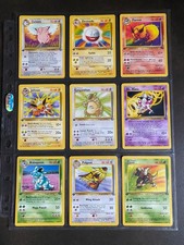1st Edition Jungle Set - Complete Non Holo Set - Vintage 1999 Pokemon Cards picture