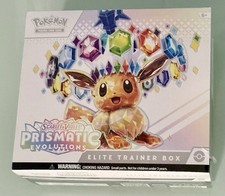 Pokemon Prismatic Evolutions Elite Trainer Box Factory Sealed (Small Tear) picture