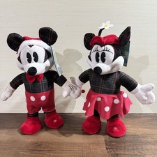 Gemmy Disney Mickey & Minnie Mouse Set Dancing & Singing Musical Animated Plush picture