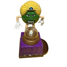 Y2K M&M's Fun Fortunes Madame Green Fun Fortunes Chocolate Candy Dispenser 2008 picture