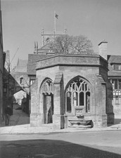 Market House and Abbey Tower Sherborne Dorset circa 1960 Old Photo picture