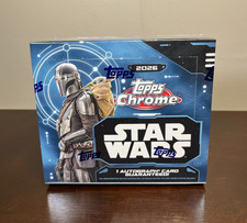 2026 Topps Chrome Star Wars Hobby Box - Factory Sealed In Hand picture