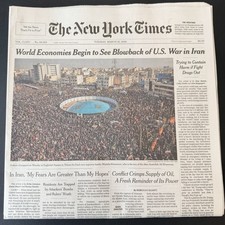 The New York Times Newspaper March 10 2026 World Economies Begin To See Blowback picture