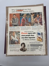 1953 Camel Cigarettes Mickey Mantle Vintage Magazine Ad Sports Stars Tobacco picture