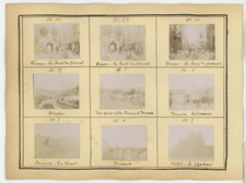 France, Dinan, Rennes, Vitré, city views 6x9 silver print  picture
