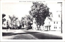 Vintage Postcard View West Down Main Street Barnstead New Hampshire NH      2329 picture