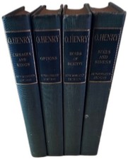 1914 O Henry Authorized Edition Set Doubleday Page Four Volumes Green Cloth picture