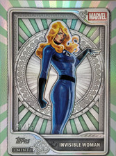 2026 Topps Mint Marvel - #74 Invisible Woman Green Refractor 21/75 picture