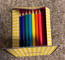 GUCCI 8-Color Colored Pencils Checkered Package Novelty Rare Item picture