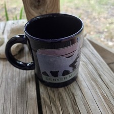 Denver Museum Of Natural History 90s Color Dinosaur Cup Mug VTG T-Rex picture