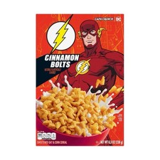 DC The Flash Cinnamon Bolts Cap’n Crunch Cereal Box SEALED 2022 Limited Edition picture