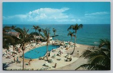 Tropical Southern Coast Of Florida. Vintage Postcard. Unposted picture