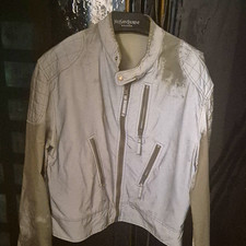 Vintage Franco Moschino Men's Reflector Motorcyle Jacket picture